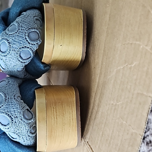 Sam & Libby Cassandra puffy denim platform sandals-7.5 - Picture 3 of 12